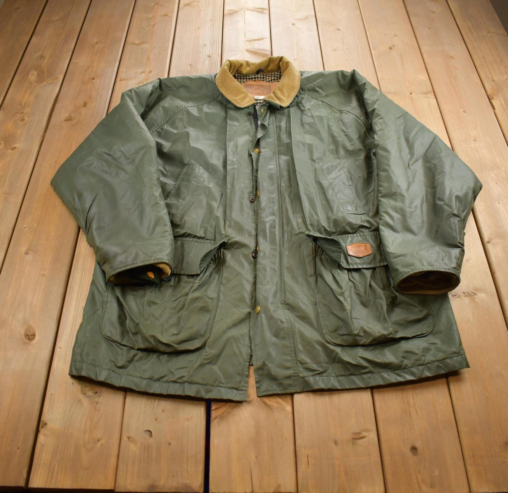 Vintage 1980s Woolrich Leather Jacket Made In USA