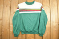 Vintage 1990s Present Co Stripe Sweatshirt