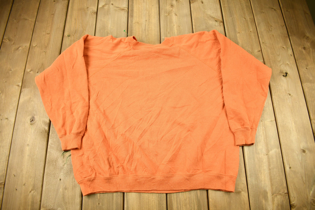 Vintage 1980s Trick Or Treat Halloween Raglan Crewneck Sweatshirt