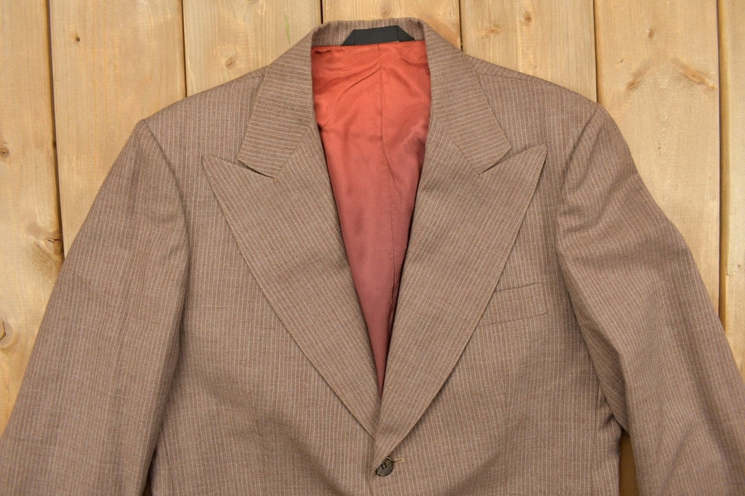 Vintage 1990s Brown Blazer Jacket