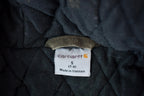 Vintage 1990s Youth Distressed Carhartt Blanket Lined Full Zip Heavy Canvas Hoodie Jacket Made In USA