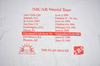 Vintage 1990s NICAR World Tour Car Rock Graphic T Shirt