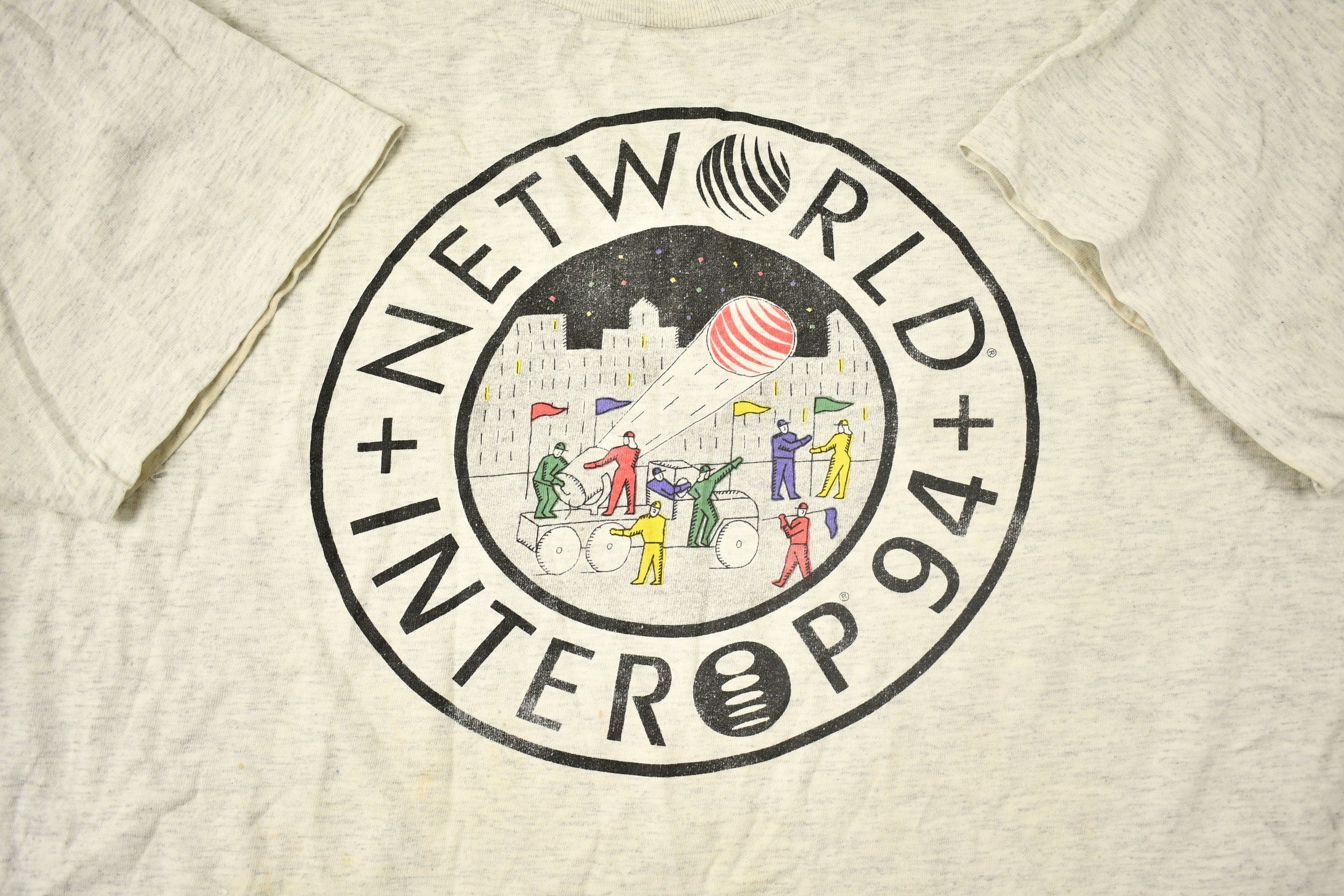 Vintage 1994 Networld Interop Graphic T-Shirt