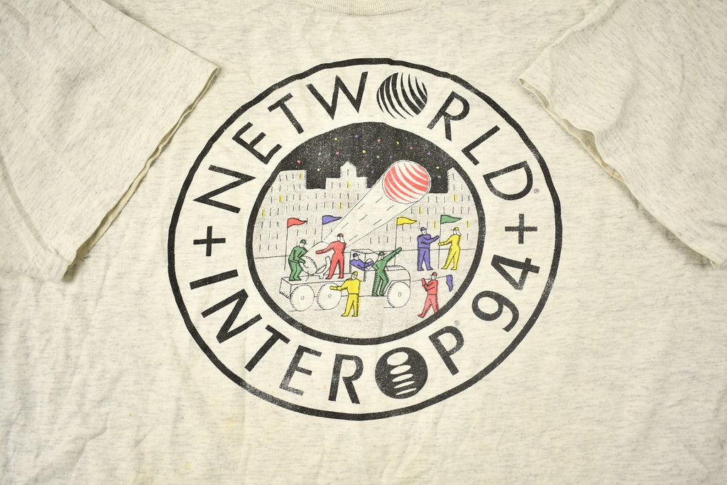 Vintage 1994 Networld Interop Graphic T-Shirt