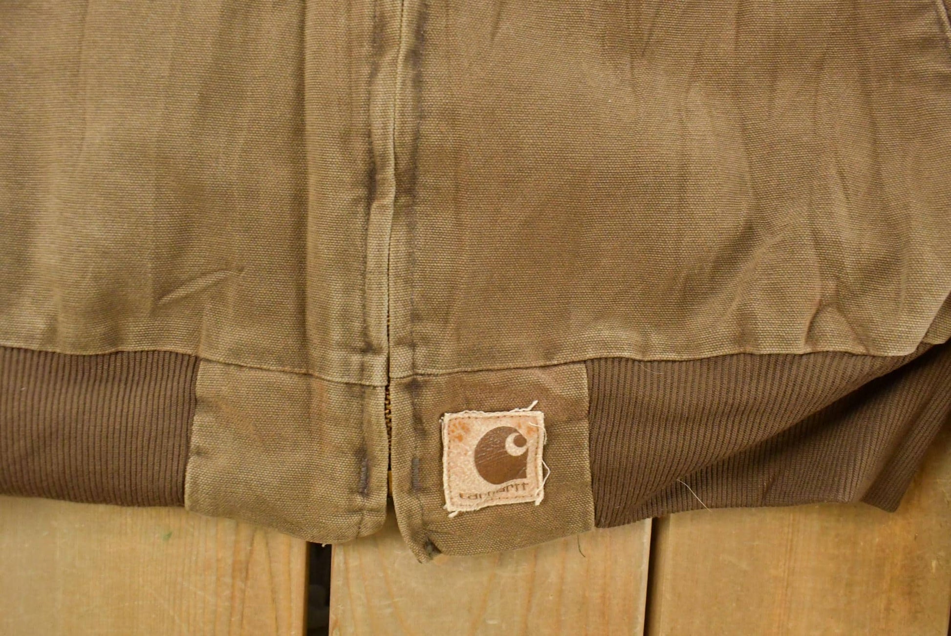 Vintage 1990s Carhartt Santa Fe Canvas Jacket Men's Large Tall
