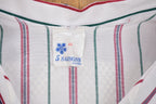 Vintage 1980s 5 Seasons Vertical Striped Button Up Shirt