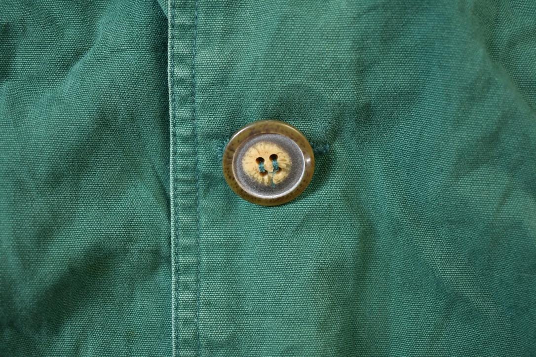 Vintage 1990s Woodlake Corduroy Collar Plaid Lined Chore Coat