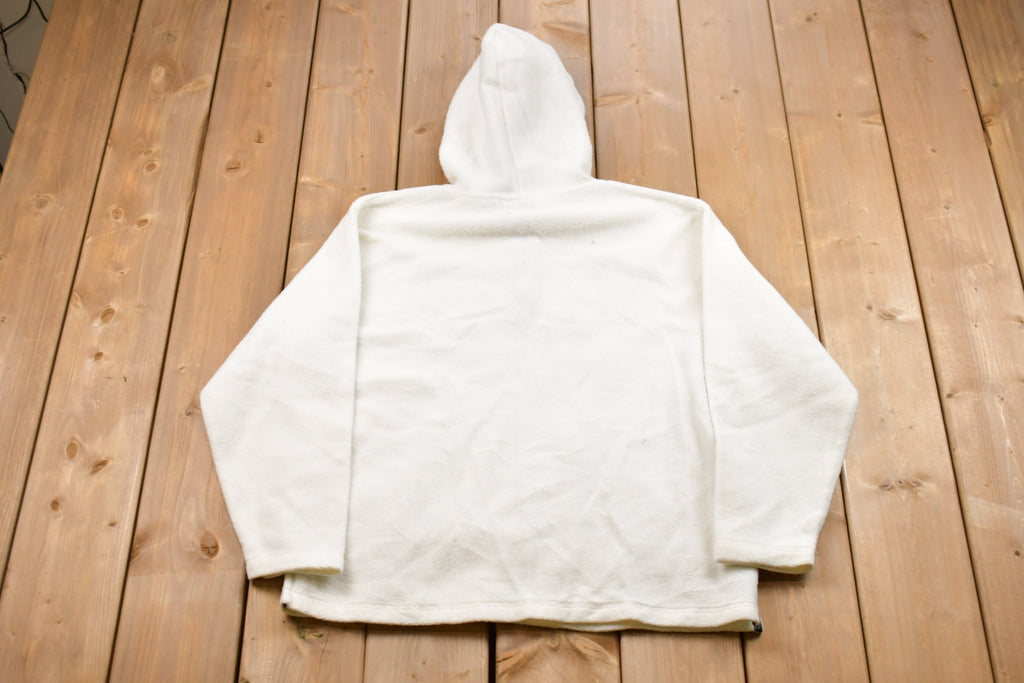 Vintage 1990s Fleece Nascar Quarter Zip Hoodie