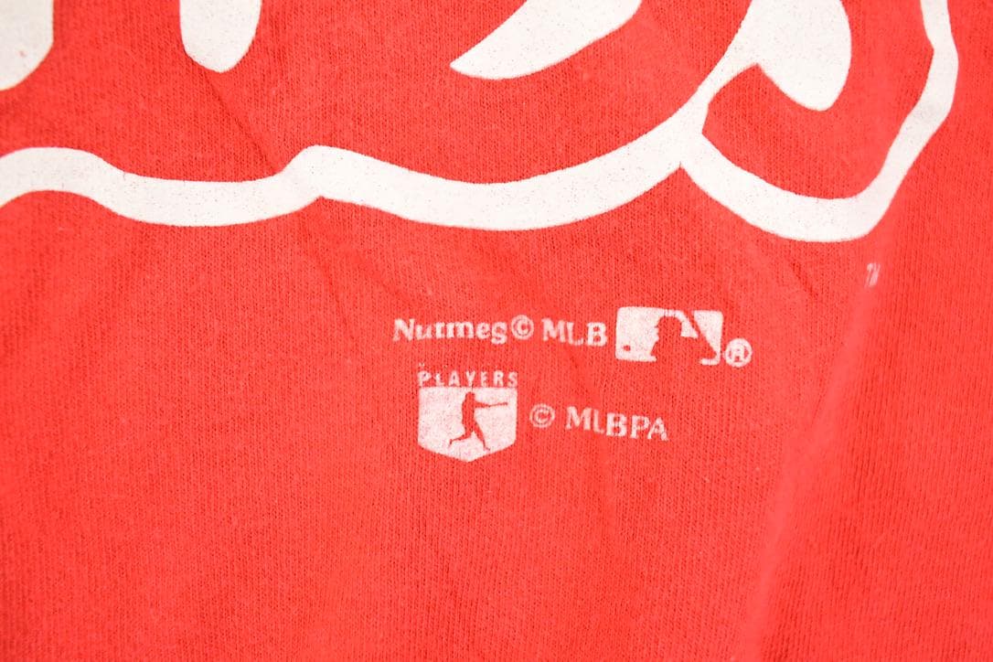 Vintage 1990s Nutmeg Philadelphia Phillies MLB Graphic Print Souvenir T-Shirt Women's M