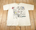 Vintage 1990s Too Many Chores Too Little Time Single Stitch Graphic T Shirt Made In USA