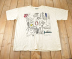 Vintage 1990s Too Many Chores Too Little Time Single Stitch Graphic T Shirt Made In USA