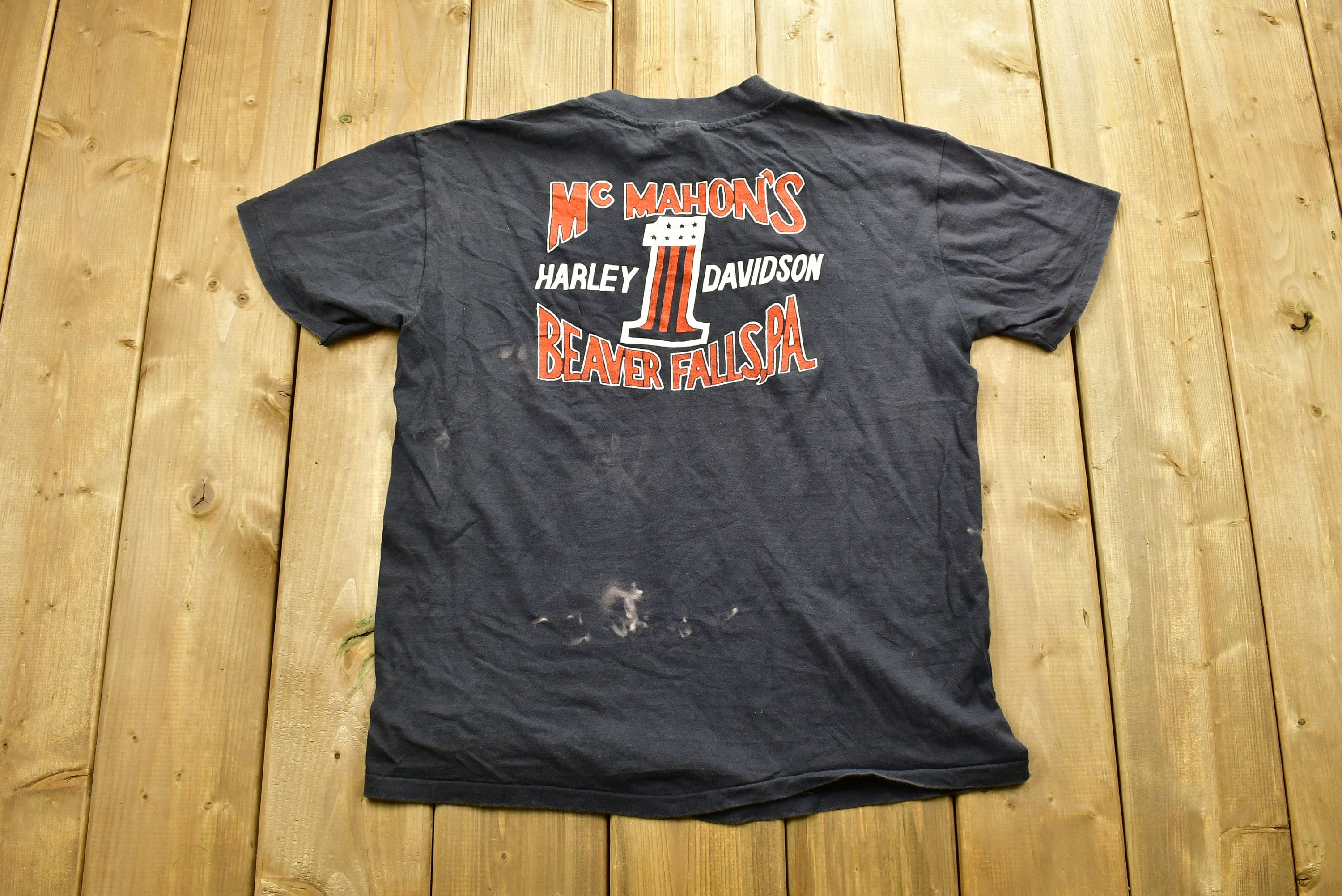 Vintage 1983 Harley Davidson Motorcycles Freedom Rider T-Shirt