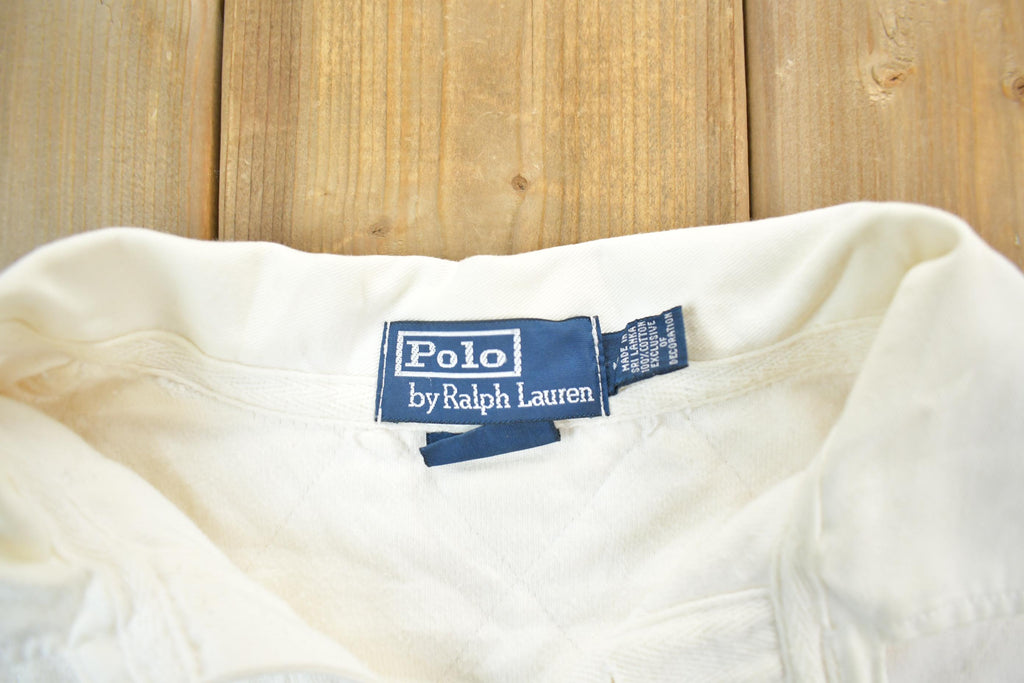 Vintage 1990s Polo By Ralph Lauren Quarter Button Nautique Shirt
