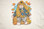Vintage 1990s Cute Autumn Themed Graphic T Shirt