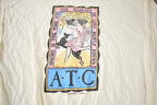 Vintage 1990s ATC Spring Is The Time For Harvest Graphic Long Tee Made In USA