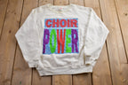 Vintage 1990s Choir Power Religious Crewneck Sweatshirt