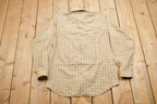Vintage 1990s Chequers Plaid Flannel Button Up Shirt