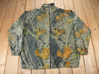 Vintage 1990s Field Staff Real Tree Camo Fleece Zip Up Sweater Size XL