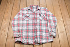 Vintage 1990s Sports Afield Plaid Button Up Shirt
