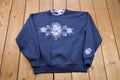 Vintage 1990s cute Floral Crewneck