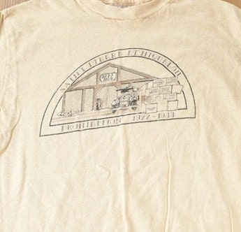 Vintage 1990s St. Pierre Prohibition Hanes Souvenir Travel T Shirt Made In USA