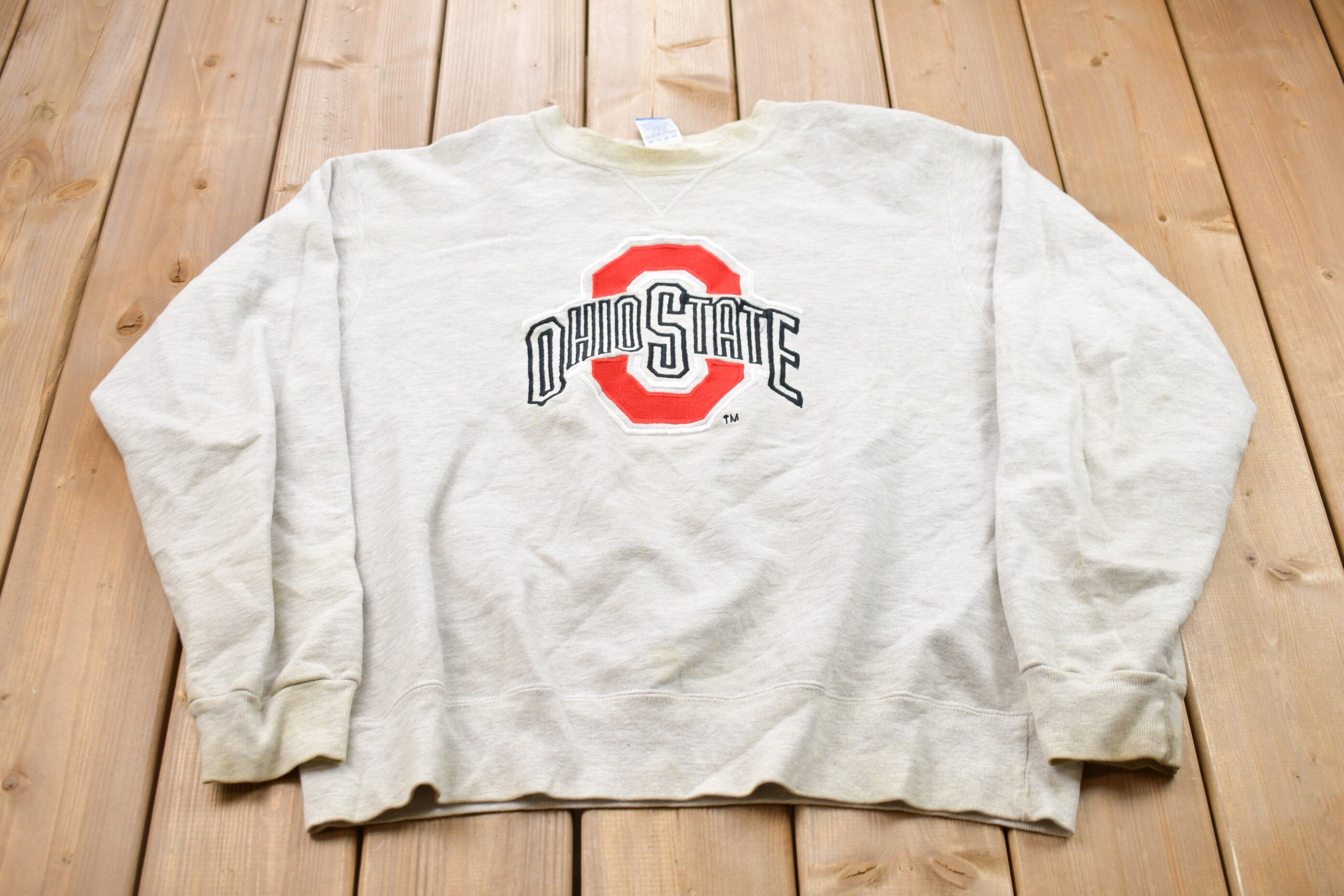 Vintage 1990s University of Ohio State Buckeyes Champion Collegiate Crewneck