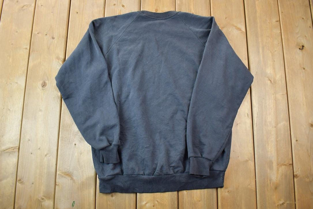 Vintage 1990s Neon Canadian Bear Crewneck Sweatshirt / 90s Crewneck / Souvenir Sweater / Streetwear / Travel And Vacation