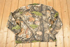 Vintage 1990s Wood'n Trail AOP Realtree Fleece Outdoorsman Sweater Mens XL