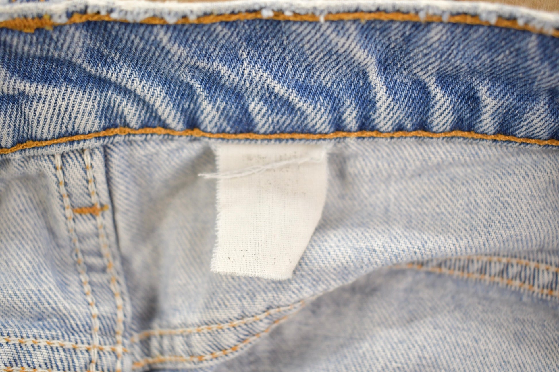 Vintage 1980s Levi's 517 Orange Tab Jeans Size 33 x 30.5