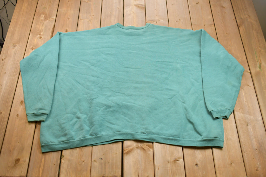 Vintage 1990s Large Size Blank Crewneck Sweatshirt