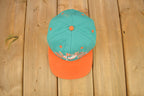 Vintage 1990s Miami Dolphins NFL Fitted Hat Size 7 3/8 / 90s Hat / Vintage Hat / Embroidered