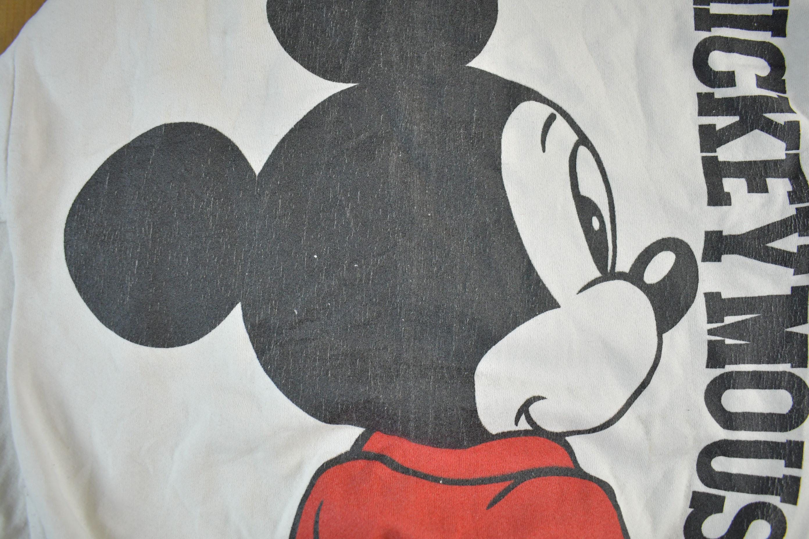 Vintage 1980s Disney Mickey Mouse Crewneck Sweatshirt Adult Small