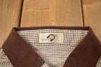 Vintage 1970s Gogan Chequred Collard Shirt