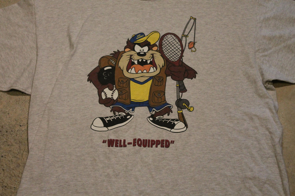 Vintage 1998 Looney Tunes Taz Graphic T Shirt
