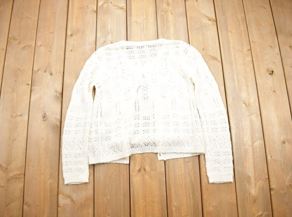 Vintage 1990s Cecil McBee Knitted Cardigan Sweater