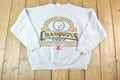 Vintage 1997 Pittsburgh Steelers Logo 7 NFL Crewneck Sweatshirt