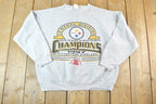 Vintage 1997 Pittsburgh Steelers Logo 7 NFL Crewneck Sweatshirt