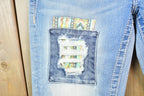 Vintage Y2K Miss Me Bedazzled Low Rise Jeans Size 26x32