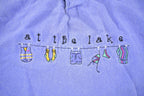 Vintage 1990s WEK At The Lake Beach Clothes Line T Shirt