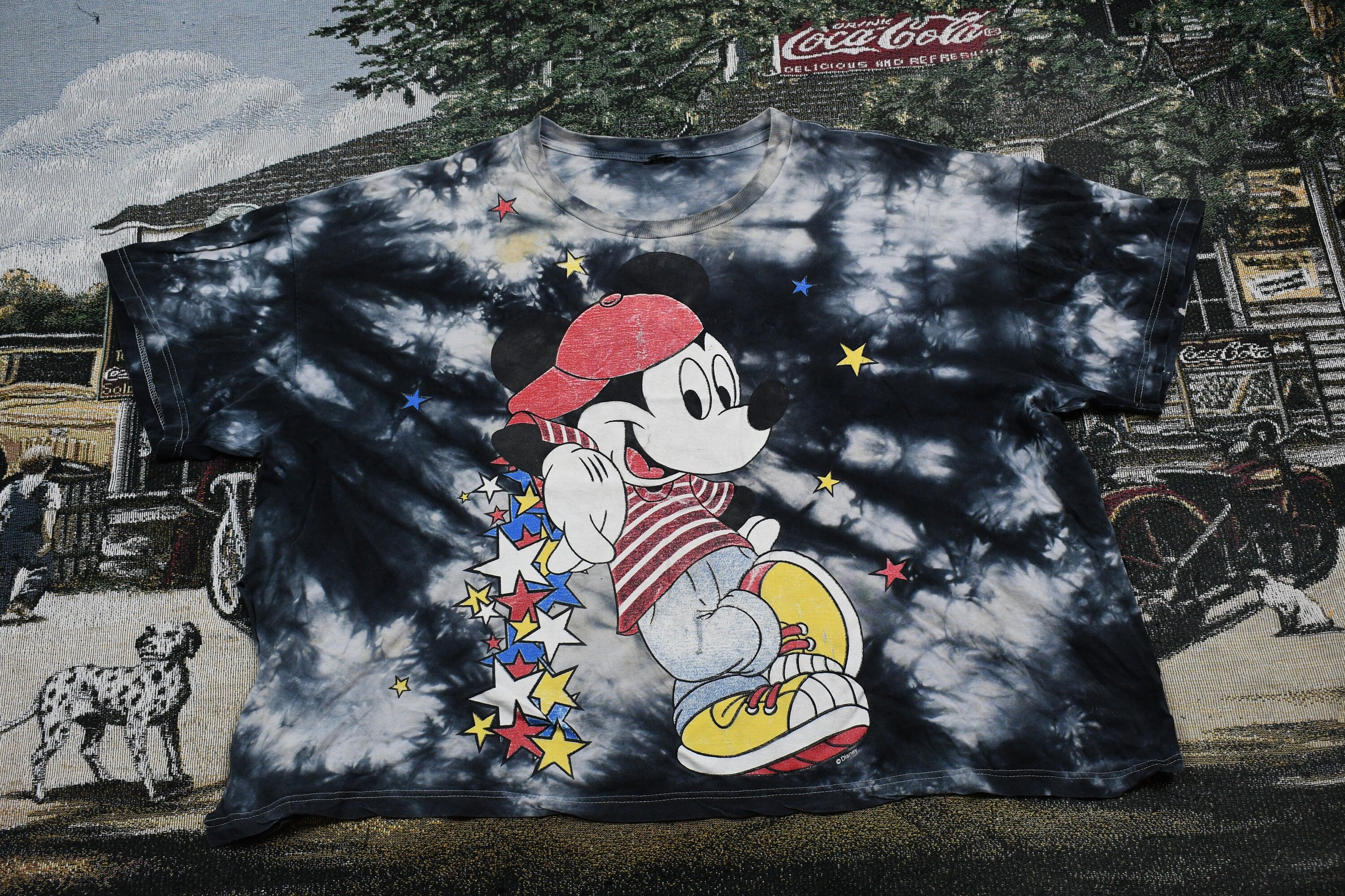 Vintage 1990s Disney Mickey Mouse Cartoon Graphic T Shirt