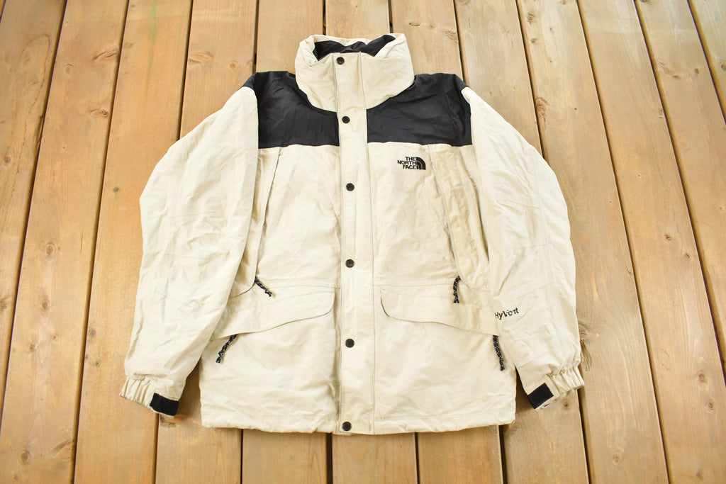 Vintage 1990s The North Face Hyvent Windbreaker Jacket Men's Small