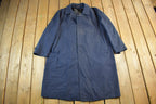 Vintage 1980s Full Length Trench Coat Men's XL