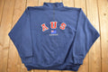 Vintage 1990s Australia AUS Quarter Zip Mockneck Sweatshirt