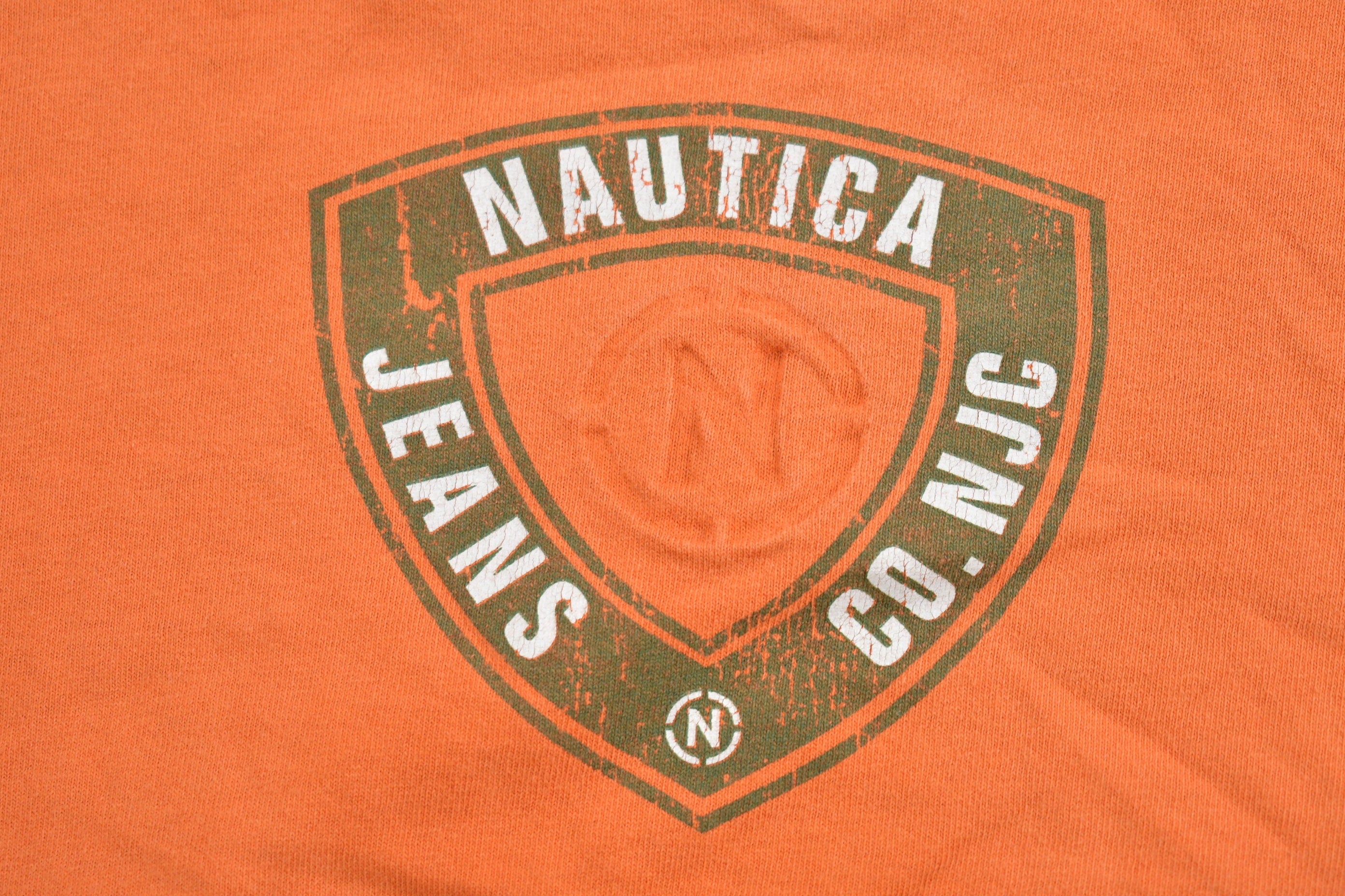 Vintage 1990s Nautica Jeans Company Graphic Long Sleeve T Shirt