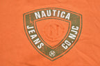 Vintage 1990s Nautica Jeans Company Graphic Long Sleeve T Shirt