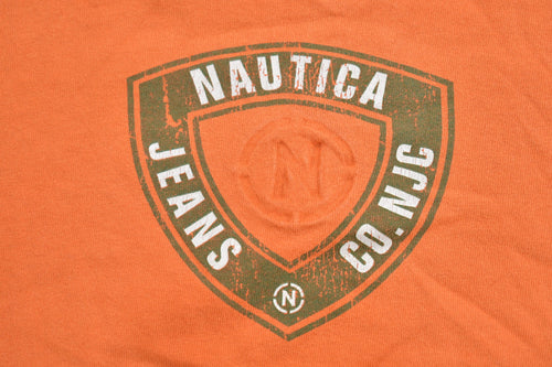Vintage 1990s Nautica Jeans Company Graphic Long Sleeve T Shirt