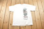Vintage 1990s Reebok Above The Rim Basketball Graphic T-Shirt