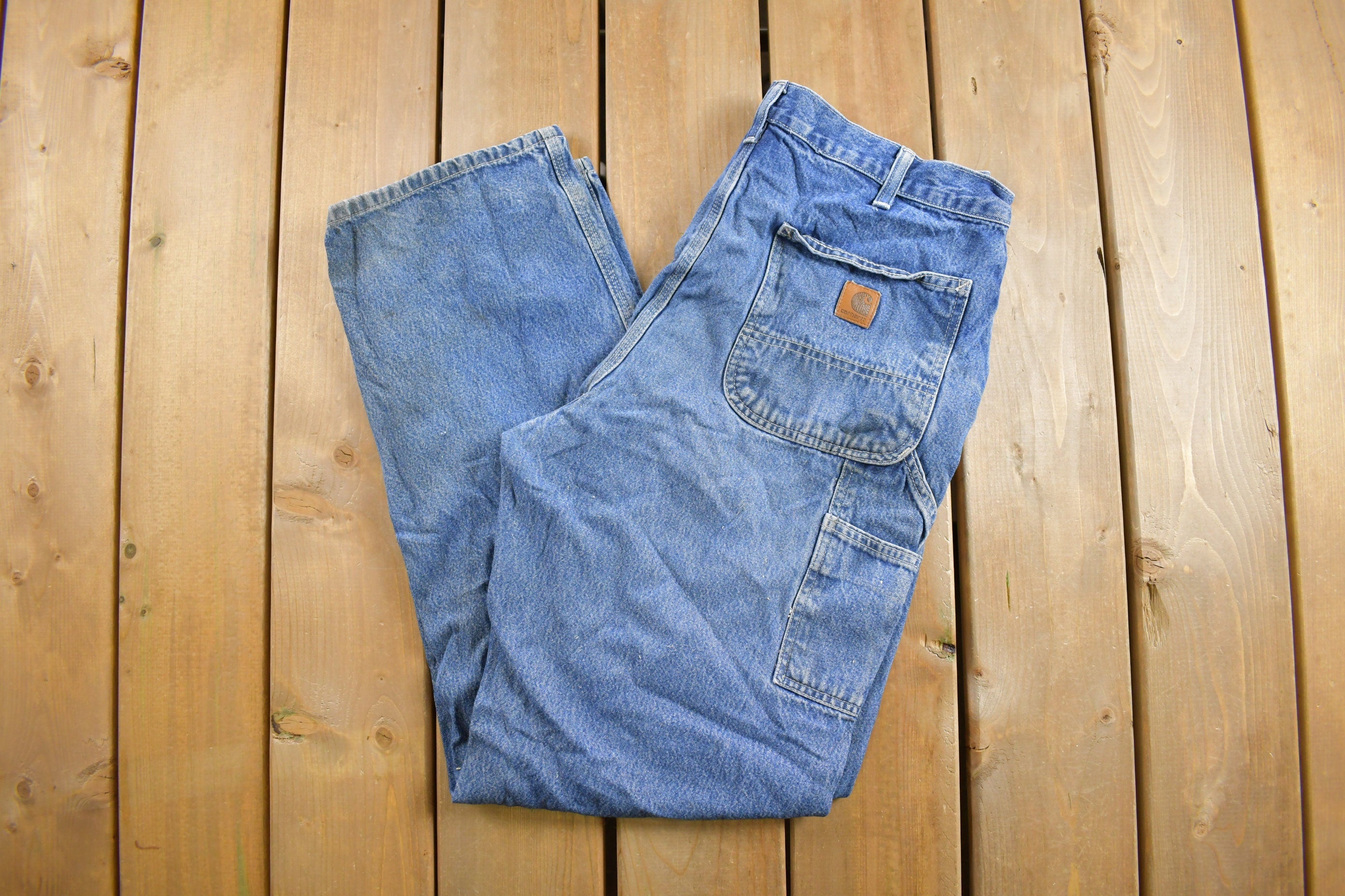 Vintage 1990s Carhartt Work Jeans Size 33 x 31