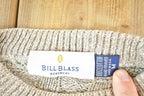 Vintage 1990s Bill Blass Knit Abstract Pattern Crewneck Sweater Mens S