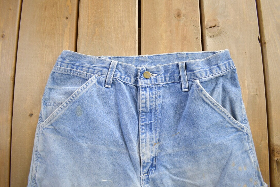 Vintage 1980s Carhartt Distressed Jeans Size 30x30